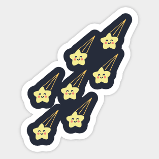 Zoom Zoom Shooting Stars Sticker